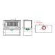 Poêle à bois raccordable XXL - FIREMATIC Toronto - L 13.3 kW