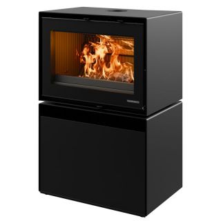Poêle à bois design raccordable - THERMOROSSI Moonlight 10.7 kW