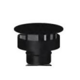 Capuchon antivent Ø200mm - DW BLACK