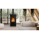 Poêle à bois design raccordable - THERMOROSSI Zen W 4.8 kW