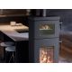 Poêle à bois avec four raccordable - THERMOROSSI Zen O 4.8 kW