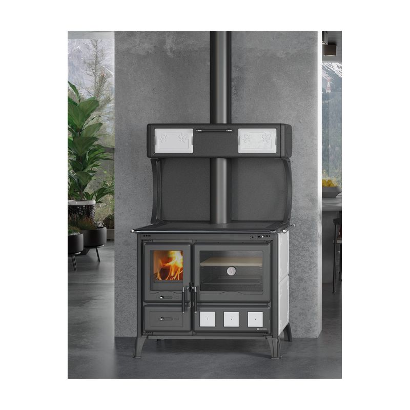 Cuisinière à bois - LA NORDICA Gardenia XXL Ceramica 10.5 kW