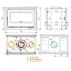 Insert à bois double face ventilé - FIREMATIC Sina 12.6 kW