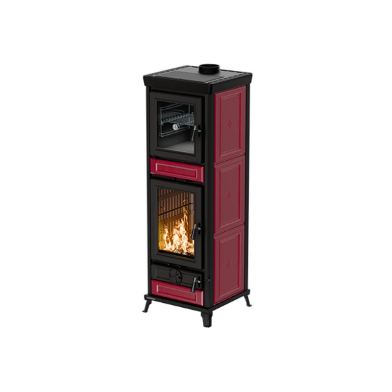 Poêle à bois avec four - THERMOROSSI Anna Evo5 Maiolica 12.5 kW