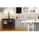 Cuisinière à bois en céramique - THERMOROSSI Viola Evo 12.1 kW