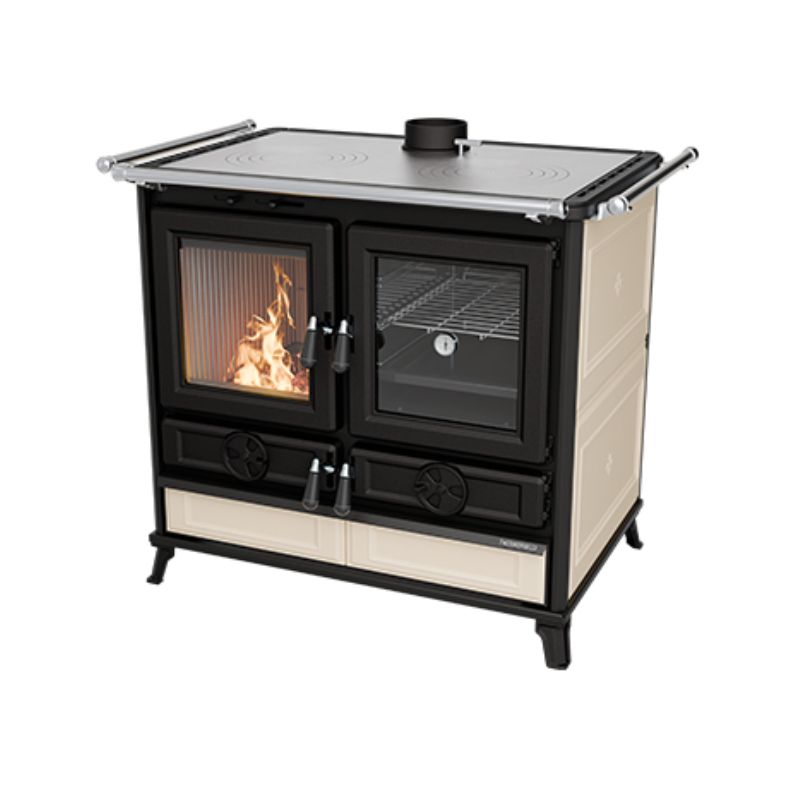Cuisinière à bois en céramique - THERMOROSSI Viola Evo 12.1 kW