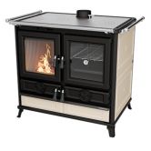 Cuisinière à bois en céramique - THERMOROSSI Viola Evo 12.1 kW