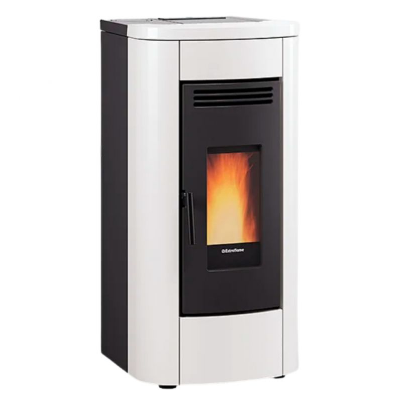 Poêle à granules ventilé canalisable - EXTRAFLAME Klaudia Plus 5.0 8 kW