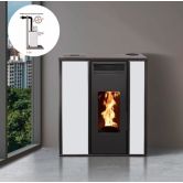 PACK : Poêle à granules étanche + Kit ventouse - INTERSTOVES Tessa Concentrique 10 kW
