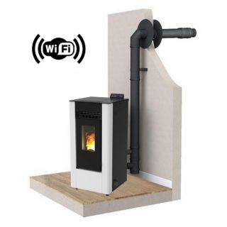 PACK Poêle à granulés C9 FIREMATIC + Conduits Dinak + Module Wifi