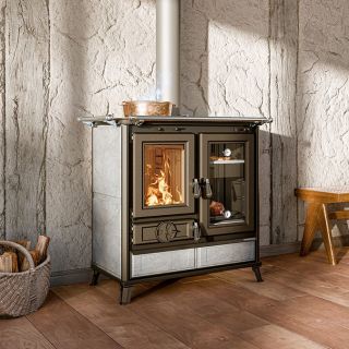 Cuisinière à bois en pierre - THERMOROSSI Melissa Evo Stone 7.8 kW