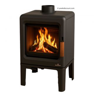 Poêle à bois étanche en fonte - BRONPI Lira 5 kW