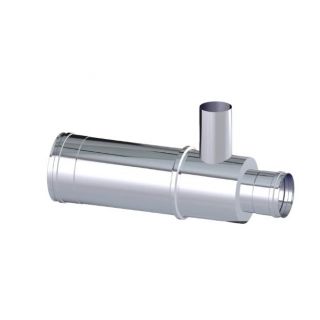 Raccord arrière biflux Ø80 à DW - DINAK