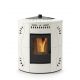 Poêle à granulés d'angle en céramique - ORIGINE PHEBO Gaia 5S 12.2 kW