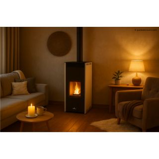 Poêle à granules sans électricité 10 kW - BRONPI Free 11