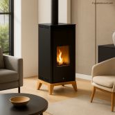 Poêle à granules sans électricité convection naturelle - BRONPI Free 6 kW