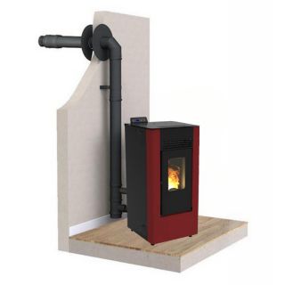 PACK Poêle à granulés C9C FIREMATIC + Kit ventouse Dinak