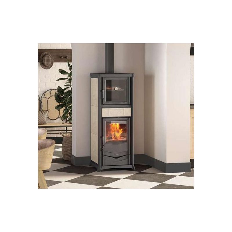 Thermo poêle à bois avec four - LA NORDICA TermoRossella Plus Forno DSA 4.0 11.1 kW