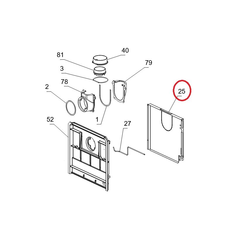 Partie arrière noire - ISOTTA.16 - LA NORDICA