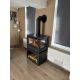 Poêle à bois 3 vitres silencieux - BRONPI Versailles 10 kW