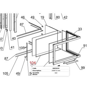 Joint de porte 8 mm - LA NORDICA