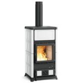 Poêle à bois raccordable en céramique - LA NORDICA Concita.16 11.8 kW