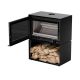 Poêle à bois raccordable - THERMOROSSI Fullmoon 7.9 kW