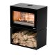 Poêle à bois raccordable - THERMOROSSI Fullmoon 5.7 kW