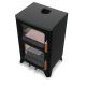 Poêle à bois raccordable avec four - BRONPI Hilton-H 6 kW
