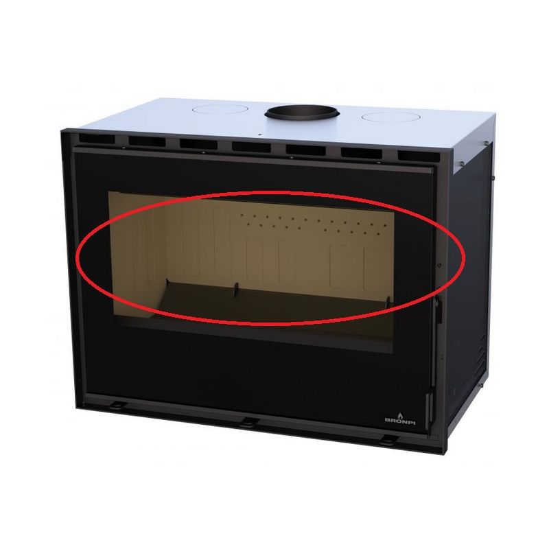 KIT de foyer vermiculite - Insert CAIRO-80 - BRONPI