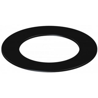 Rosace de finition laquée noire Ø80 mm- DINAK DW