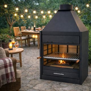 Barbecue à charbon et à bois - FM CALEFACCION - BF-70