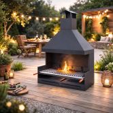 Barbecue bois/charbon - FM CALEFACCION - BV-102