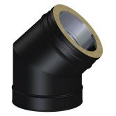 Coude à 45 ° Ø 200 mm - DW BLACK