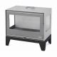 Poêle à bois 3 vitres ventilé avec pieds - BRONPI Bimba 90 3C 13 kW