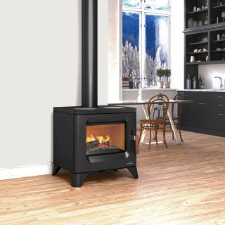 Poêle à bois raccordable avec plaques de cuisson - BRONPI Orly-C 6 kW