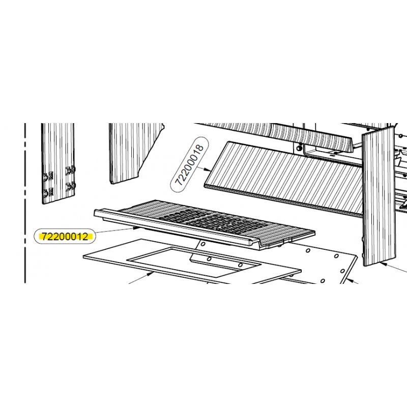 Grille de foyer - THERMOROSSI