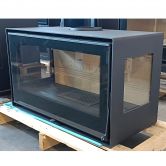 Modèle reconditionné  - Poêle à bois 3 faces ventilé BRONPI Bimba 90 3C 13 kW