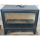 Modèle reconditionné  - Poêle à bois ventilé sur pieds  BRONPI Bimba 90 15 kW