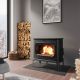 Poêle à bois en fonte raccordable - DOVRE Saga 301 10.5 kW