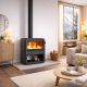 Poêle à bois en fonte raccordable  - DOVRE Rock 350WB 7kW