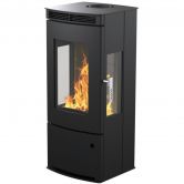 Poêle à bois 3 vitres étanche - SUPRA Talma Tri Vision 9.1 kW