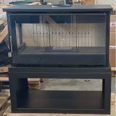 Modèle reconditionné  - Poêle à bois 3 faces - FIREMATIC Calgary - L 13.5 kW