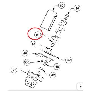 Vis sans fin - Inserts à granulés - EXTRAFLAME