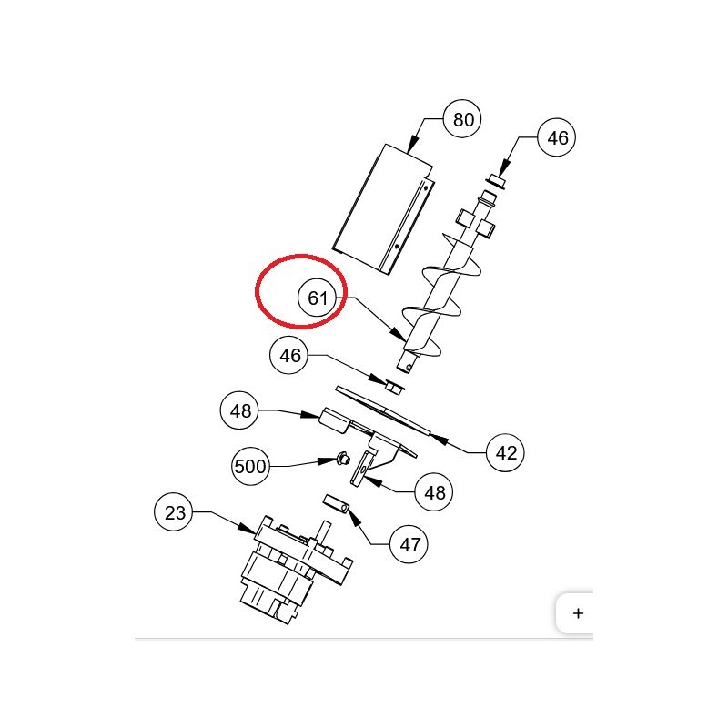 Vis sans fin - Inserts à granulés - EXTRAFLAME