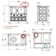 Cuisinière à bois raccordable - LA NORDICA Rosa.16 Maiolica Taupe 8.8 kW