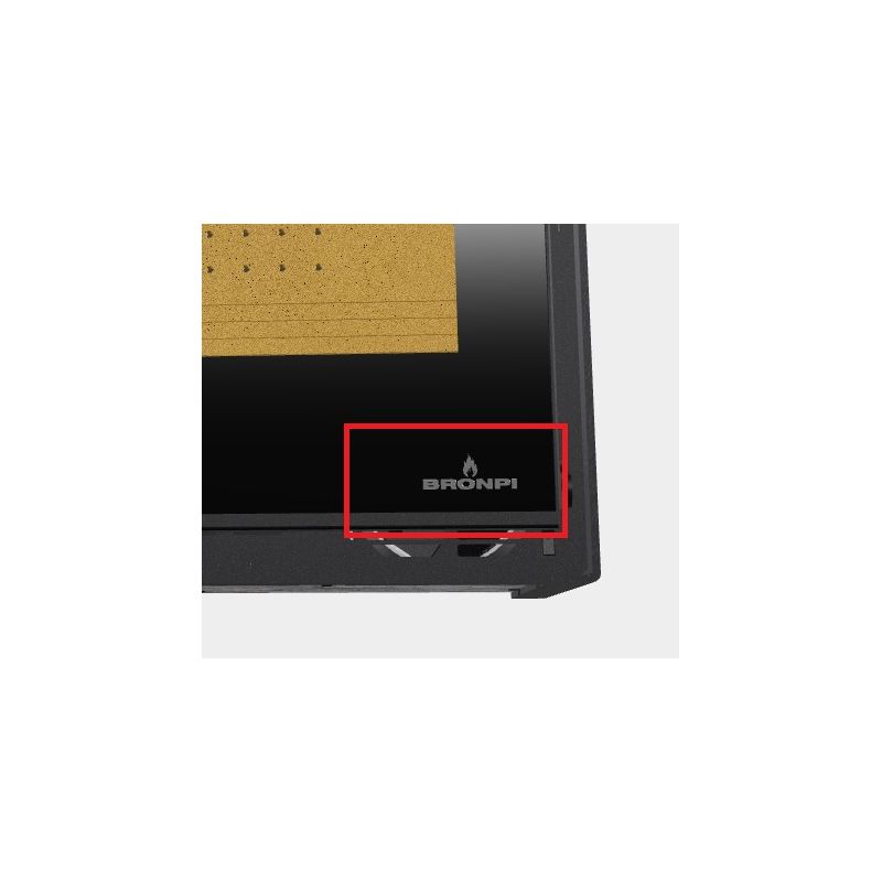 Logo 'BRONPI' pour vitre sérigraphiée - BRONPI