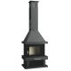 Poêle à bois cheminée - FIREMATIC Denton 14 kW