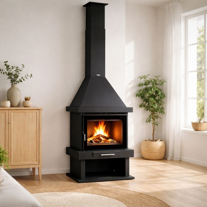 Poêle à bois cheminée - FIREMATIC Colorado 11 kW