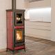 Poêle à bois avec four en céramique - THERMOROSSI Agnese Evo6 Maiolica 7.5 kW